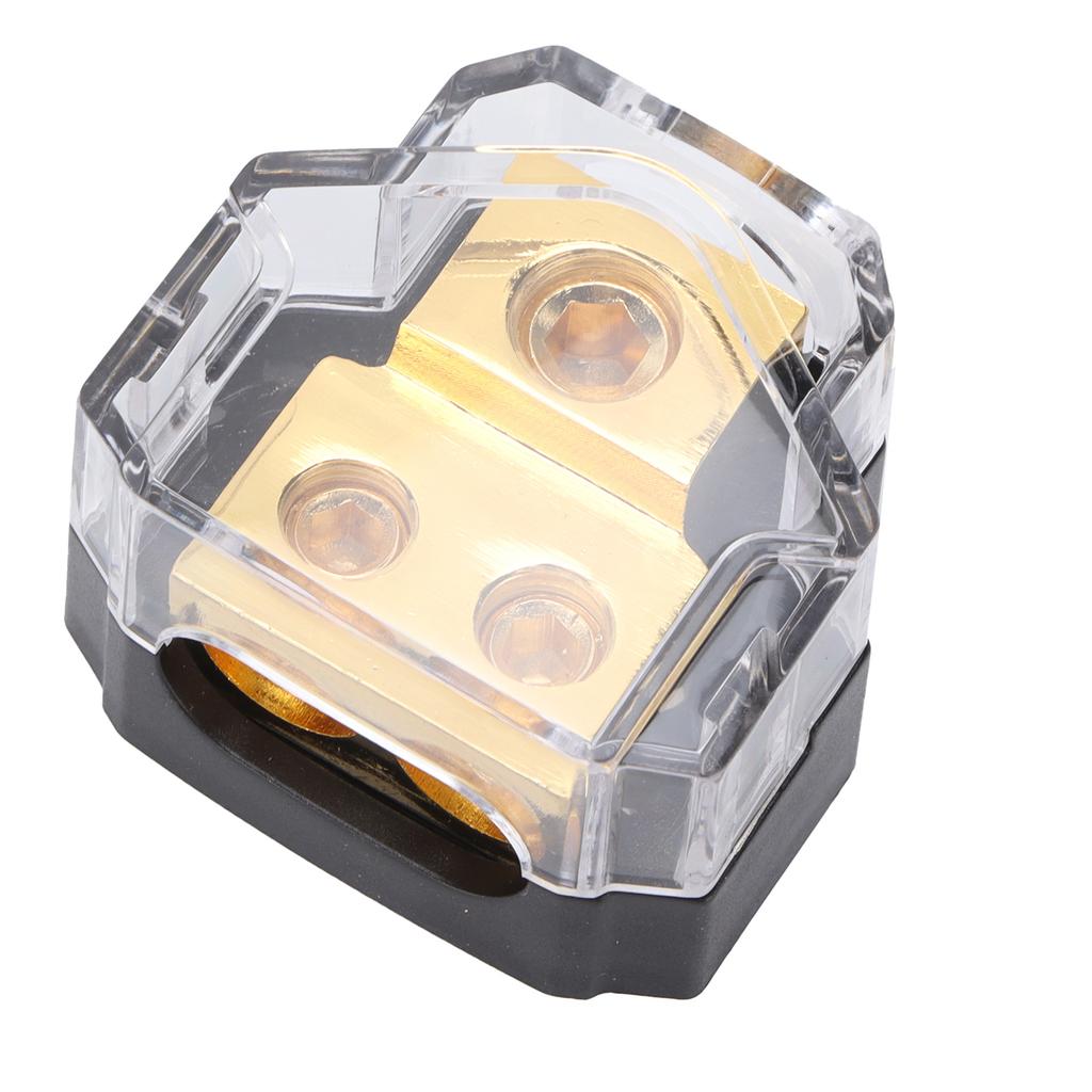 Автомобильный 1X2GA вход 2x4GA выход блок распределения питания держатель предохранителя модификация усилителя чистая медь