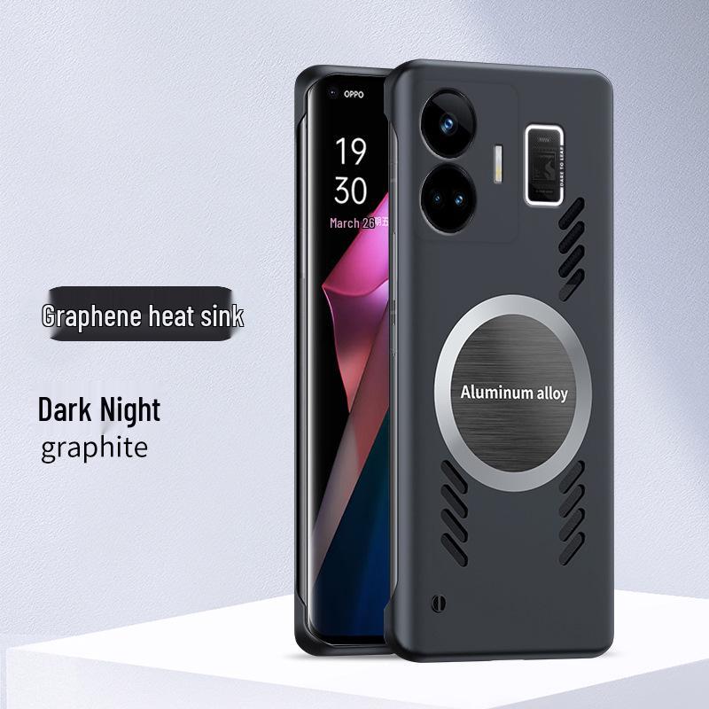 Универсальный магнитный чехол-охладитель для телефона для Realme GT 6, OPPO A3, Reno 12 Pro - Защита от падений