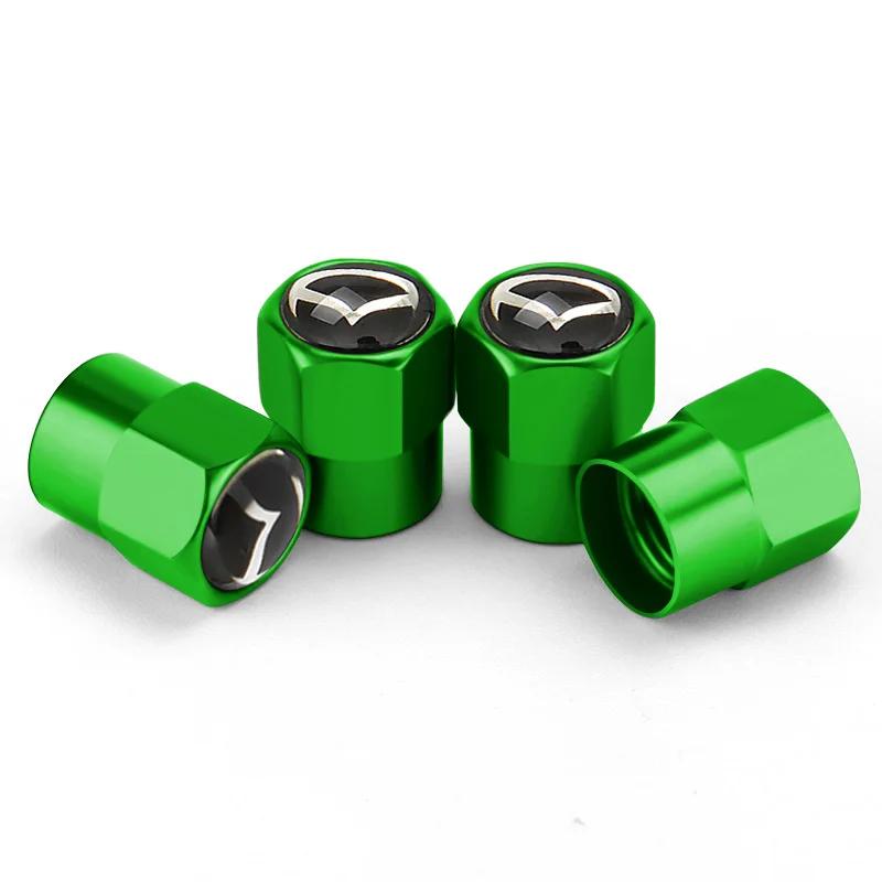 For Mazda 5 6 323 626 Rx8 7 Mx3 Mx5 Atenza Axela Durable Car Air Valve Stem Cap Metal Automobile Tire Valve Cover Accessories