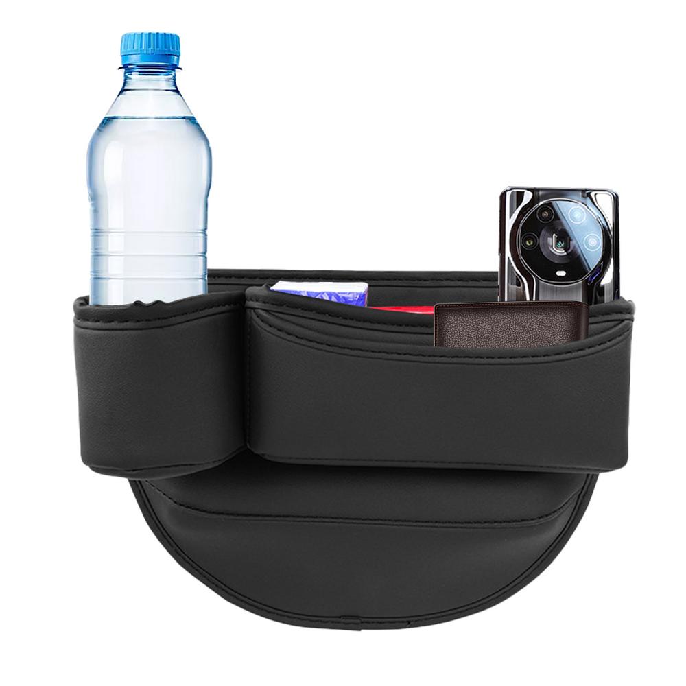 Подстаканник сумка для автомобиля многофункциональный автомобильный карман для хранения искусственная кожа консольный органайзер консоль щелевой заполнитель автомобиль