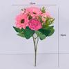 Artificial Sunflower Bouquet Wedding Decor Home Interior Photography Prop Silk Floral Arrangement