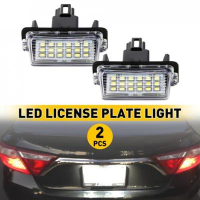 2x светодиодная подсветка номерного знака для Toyota Camry Yaris Highlander Avalon