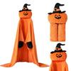 Unique Halloween Gift Idea Halloween Atmosphere Blanket Cozy Halloween Hoodie Blanket for Adults with Pocket