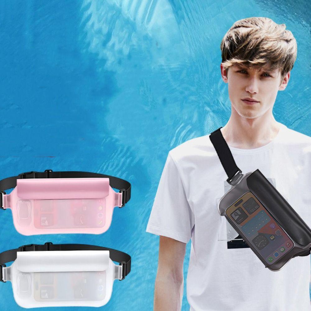 Lanyard Transparent Waist Bag  Swimming Storage Bag Waterproof Phone Bag  Summer