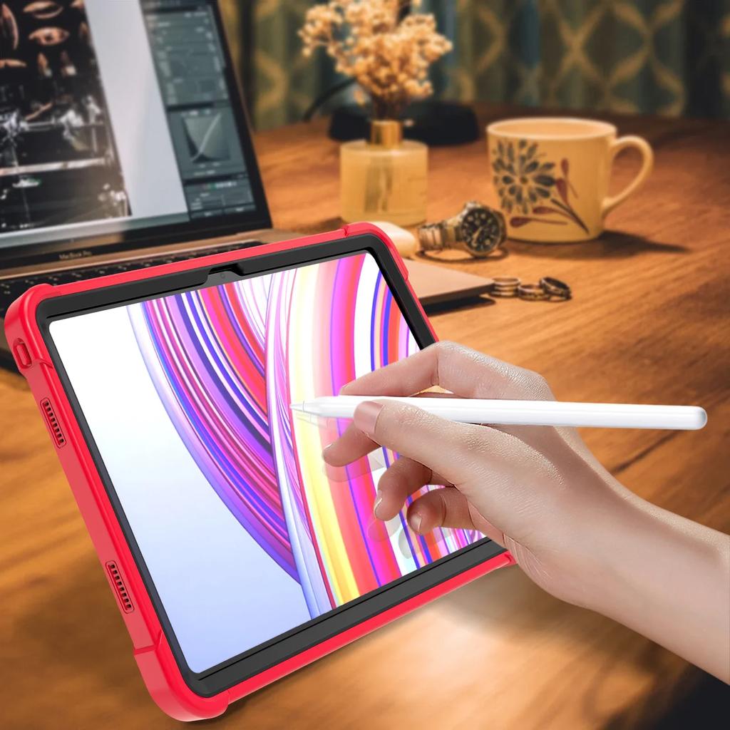Роскошный жесткий чехол-подставка для ПК для Xiaomi POCO Pad Redmi Pad Pro 12.1" 2024 Чехол для планшета Противоударный чехол для Redmi Pad 10.61" SE 11"