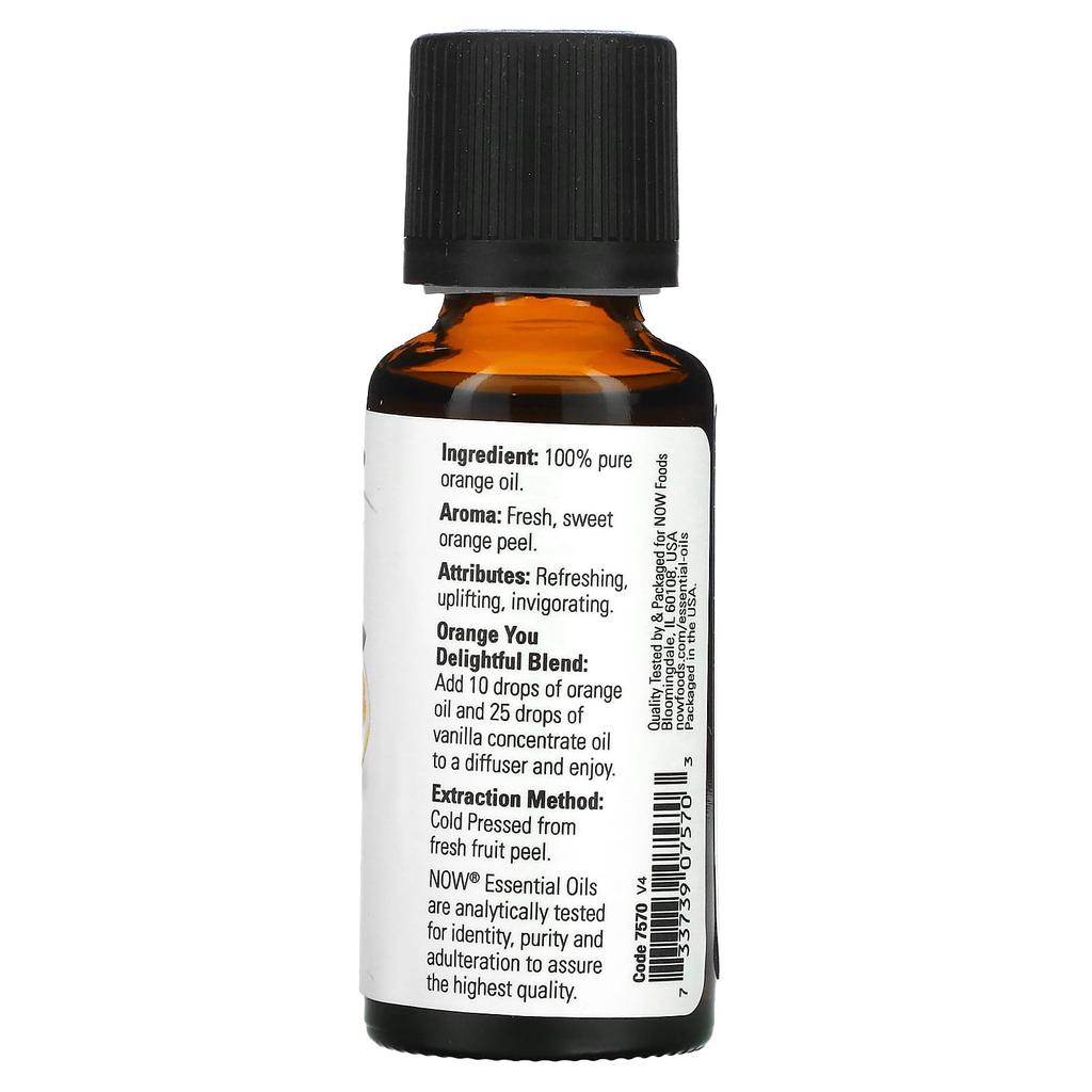 Now Foods Essential Oil, Orange, 1 Fl Oz (30 Ml)