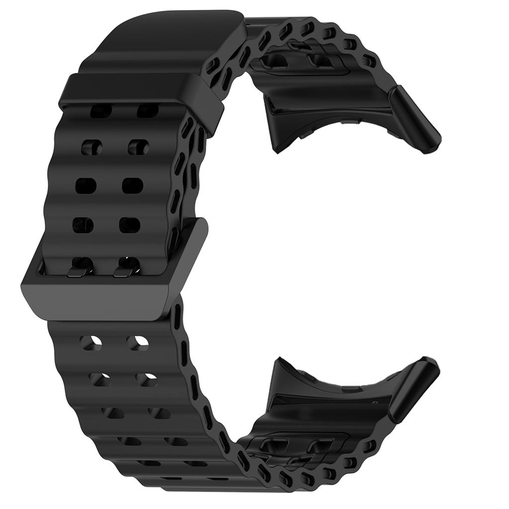 Морской океанический ремешок для Google Pixel Watch 4/3 45 мм Двухцветный силиконовый ремешок для Pixel Watch 3/4 45 мм Дышащий спортивный браслет