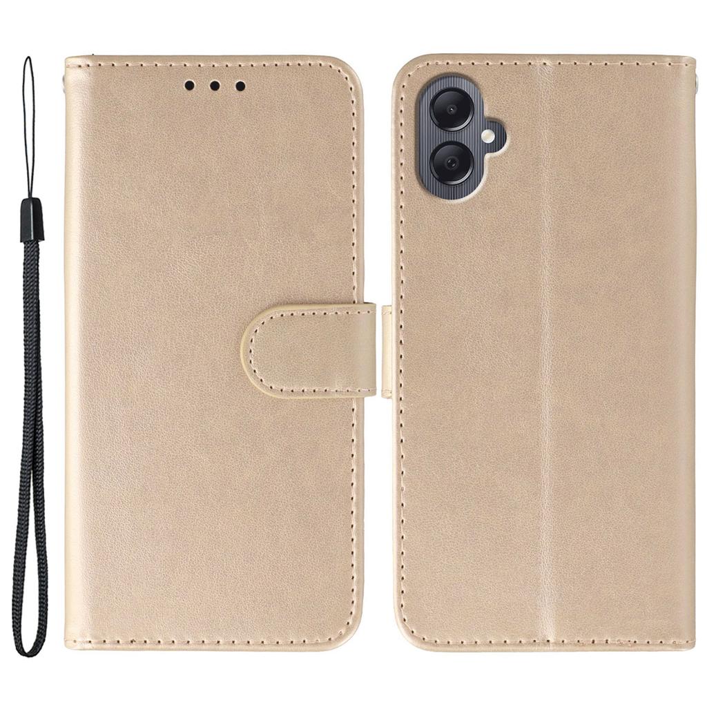 For Samsung Galaxy A06 4G Cases PU Leather Flip Wallet Phone Cover with Strap
