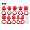 DIY Lollipop Cake Making Kit 10 Pairs Christmas Cookie Cutter Set, Biscuit Stamp Mold with Pop Sticks, Gingerbread Tree Man House Kit, Festive