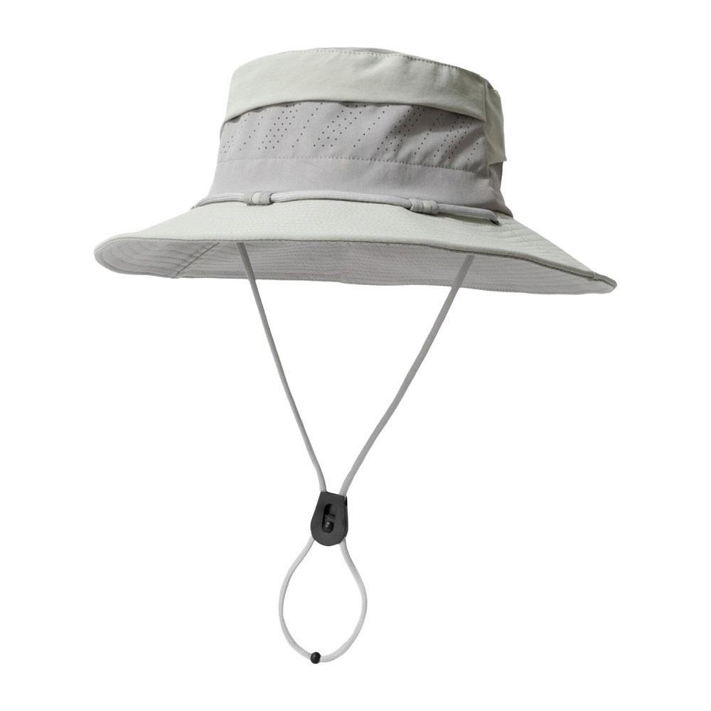 Color Blocking Sun Protection Bucket Hat Big Brim Sun Hat Fashion Sunscreen Fisherman Hat  Girl