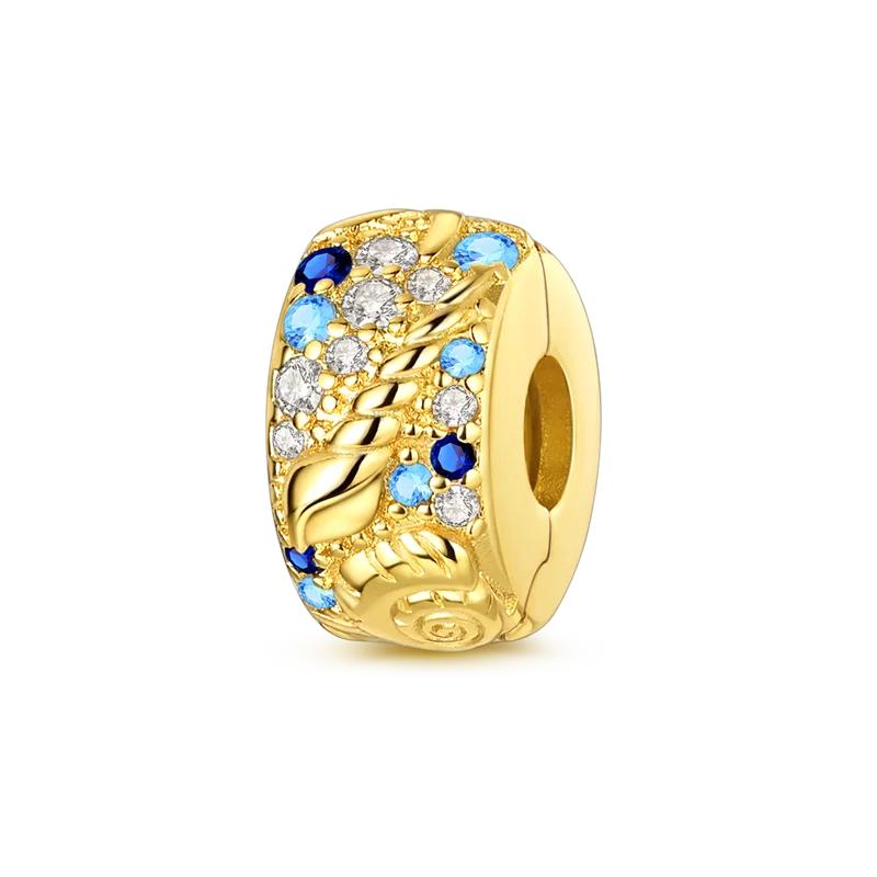 Lucky Clover Charms Bead Original Copper Inlaid Pink Zirconium Cute Pets Pendants Fit Bracelet Jewelry Lover Gift