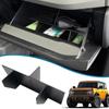 Glove Box Organizer For Ford Bronco 2021 2024 2024 2/4-door Passenger Side Storage Dividers Insert Accessories