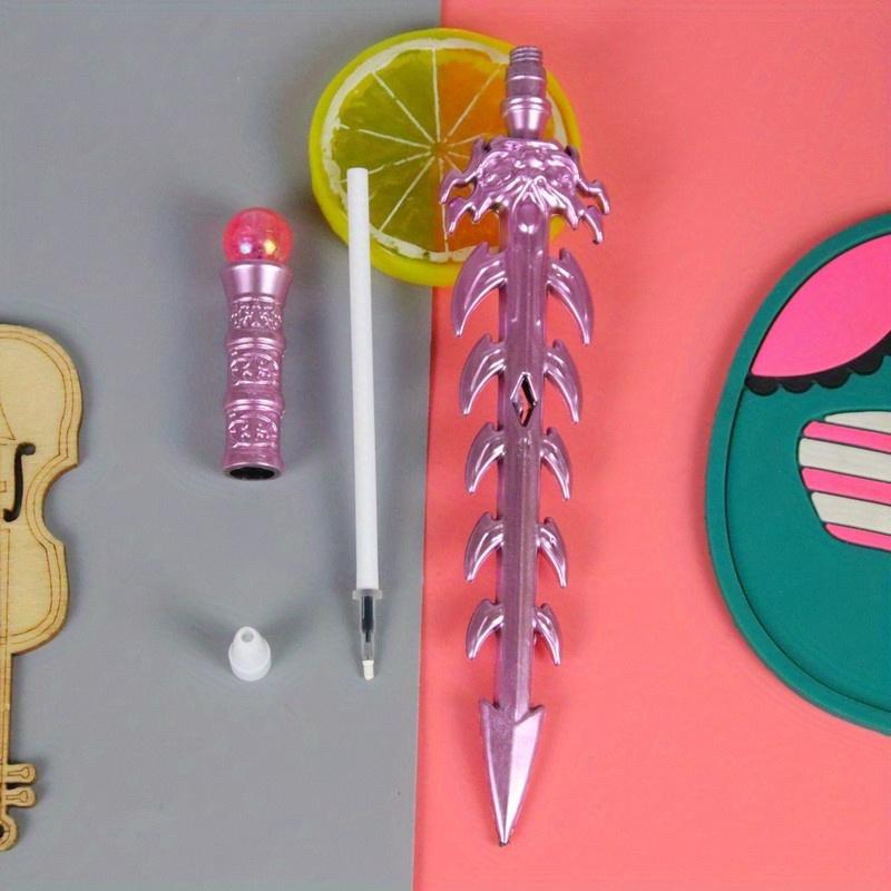 Школьный сезон 10 шт. 0,5 мм креативная гелевая ручка в стиле драконьего меча, ручка в виде аниме-оружия, приз, подарок, пишущий инструмент, ручка на водной основе