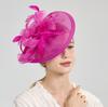 Popular Party Ball Headband Bride Hair Accessories Celebrity Crescent Top Hat Racing Festival Head Flower