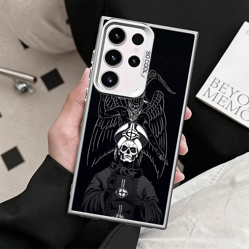 Ghost Papa Emeritus Shockproof Phone Case for Samsung Galaxy S26 Edge S25 Ultra S24 FE S23 Plus S21 Cover Anti Fall Fundas