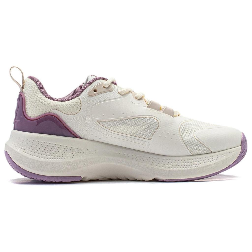 Li Ning SOFT ELEMENT Повседневная обувь Женская Низкая Экру/Светло-лиловый AGLU012-2
