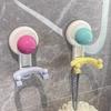 2Pcs Removable Vacuum Double Hooks Traceless Shower Hooks Creative Suction Cup Hooks  Bathroom
