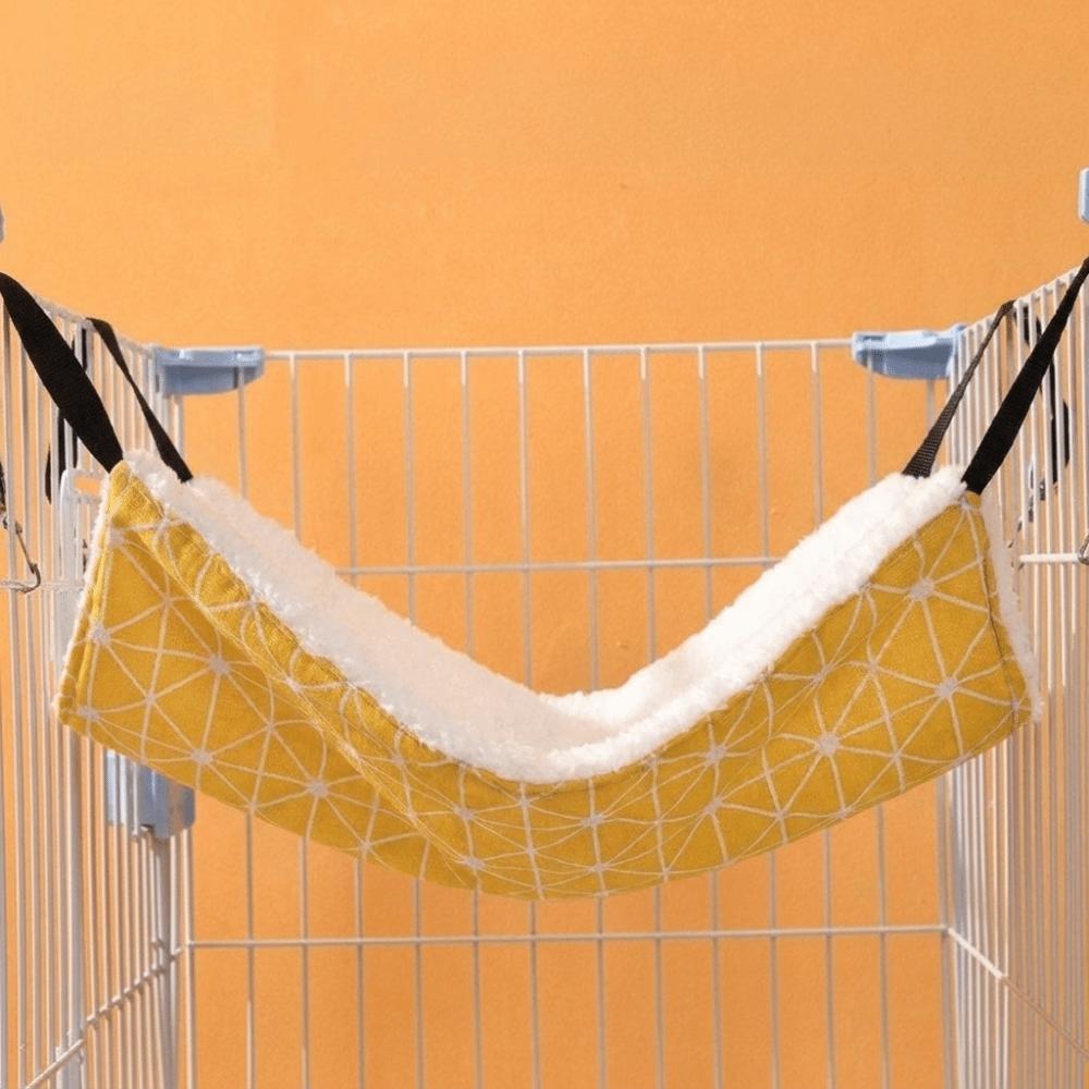 Breathable Cat Hammock Adjustable Cat Rest Pad Cat Sleep Bed Hanging Cat Bed  Pet Cage Use