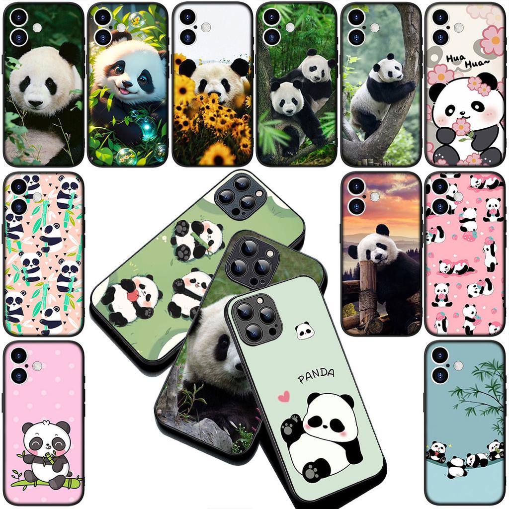 Lovely Panda Cute Silicone Cover for Xiaomi Redmi Note 12 11 10 Pro 10A 10C 12C 13C Note12 12Pro Coque Phone Case