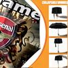 Custom Name Personalized football team Print Umbrella, Auto Open Close, 8‑Rib Sturdy Frame, Commute Camping Hiking Use, Birthday Gift