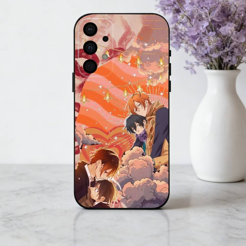 Чехол для телефона S-Sasaki и P-Peeps для Samsung Galaxy A73, A72, A71, A70, A53, A52, A51, Другие Мягкий черный корпус