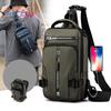 Cozy Up Men's Multifunctional Chest Bag, Fashionable and Casual One Shoulder Crossbody Bag, Waterproof Space Cloth Small Backpack