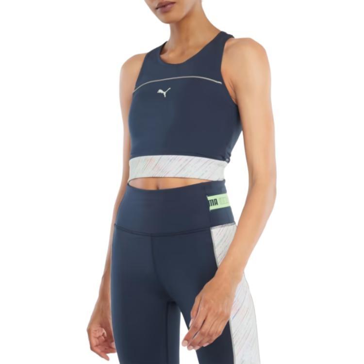 PUMA Tank Top Women's Blue Black 521066-02