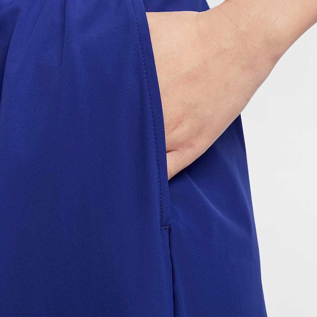 Nike As W Nk 24.7 Df Hr Wd Leg Pant Мягкие удобные приятные для кожи спортивные длинные брюки женские брюки синего цвета HQ0236-455