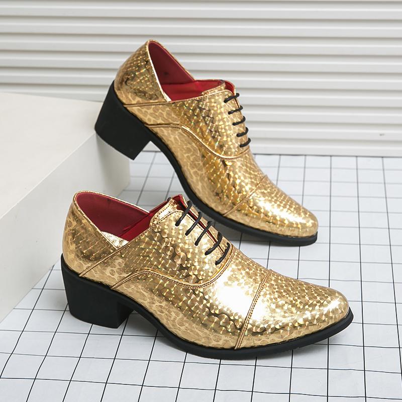 Модные туфли для вечеринок, свадебные туфли, мужские туфли, роскошные туфли из лакированной кожи, деловые туфли на шнуровке, элегантные платья для выпускного вечера, серебристые