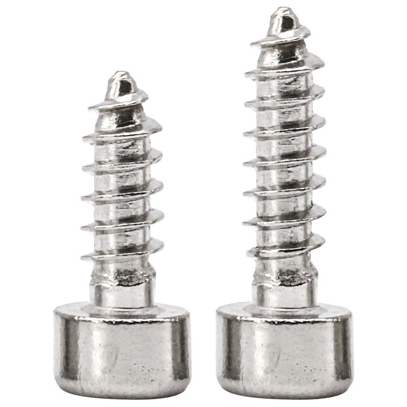 HA8.8 Никелированный цилиндрический саморез с шестигранным углублением под ключ для аудиотехники — чашеобразная головка, размеры M2–M5.