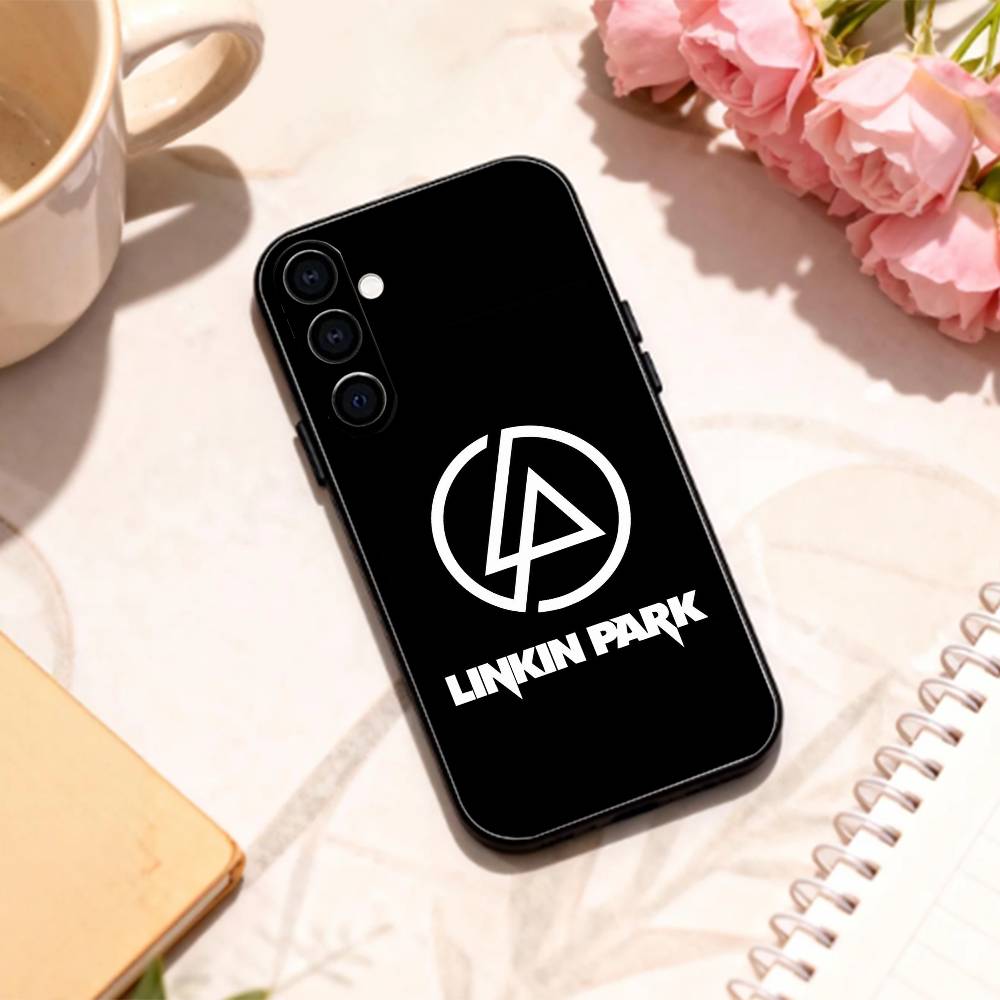 New Metal L-Linkin Park phone Case For Samsung Galaxy A73,A72,A71,A70,A53,A52,A51,Others Soft Black Shell