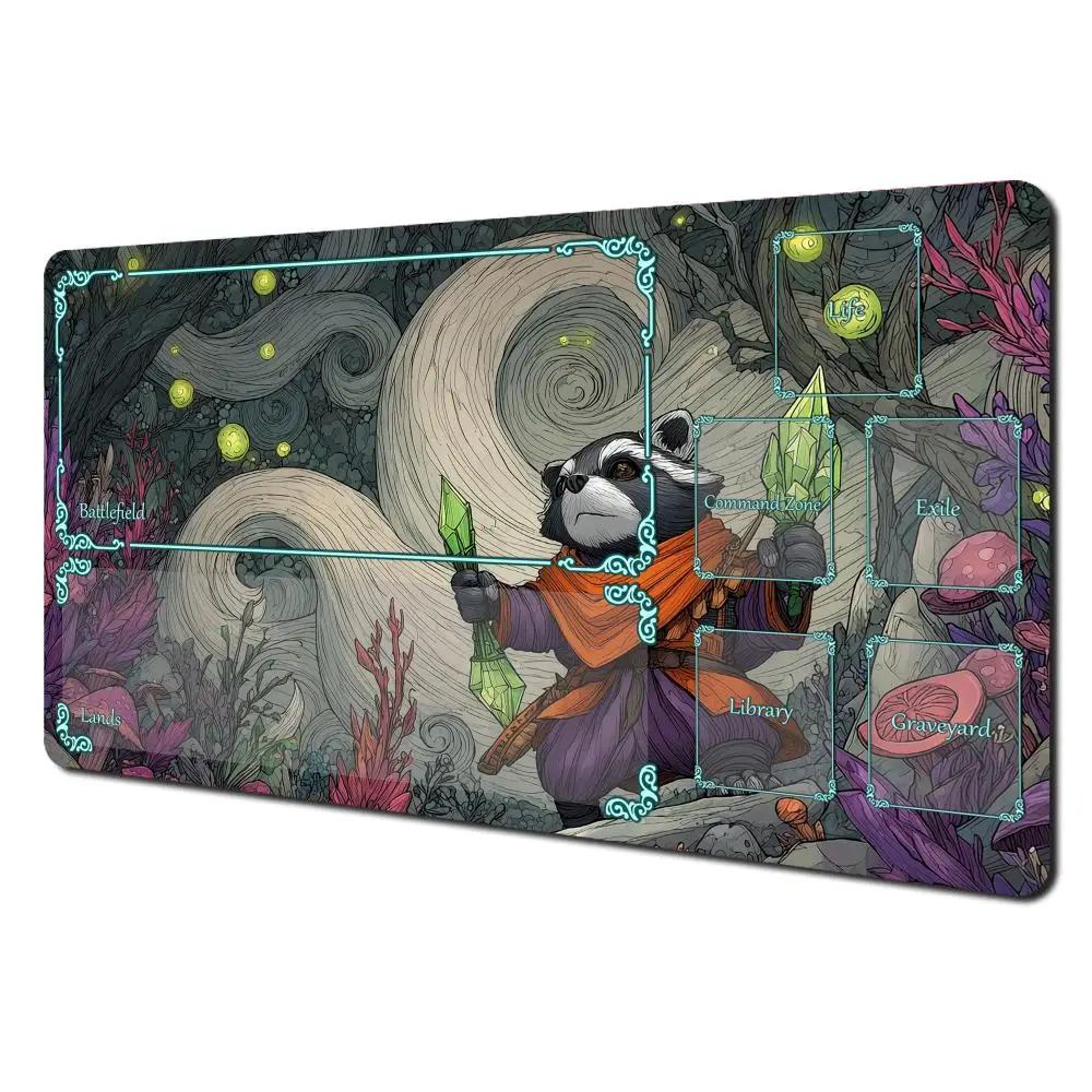 Cute Fantasy Mage Cat Mouse Pad Waterproof Nonslip Retro Medieval Castle Art Mousepad Computer Gaming Mousepad