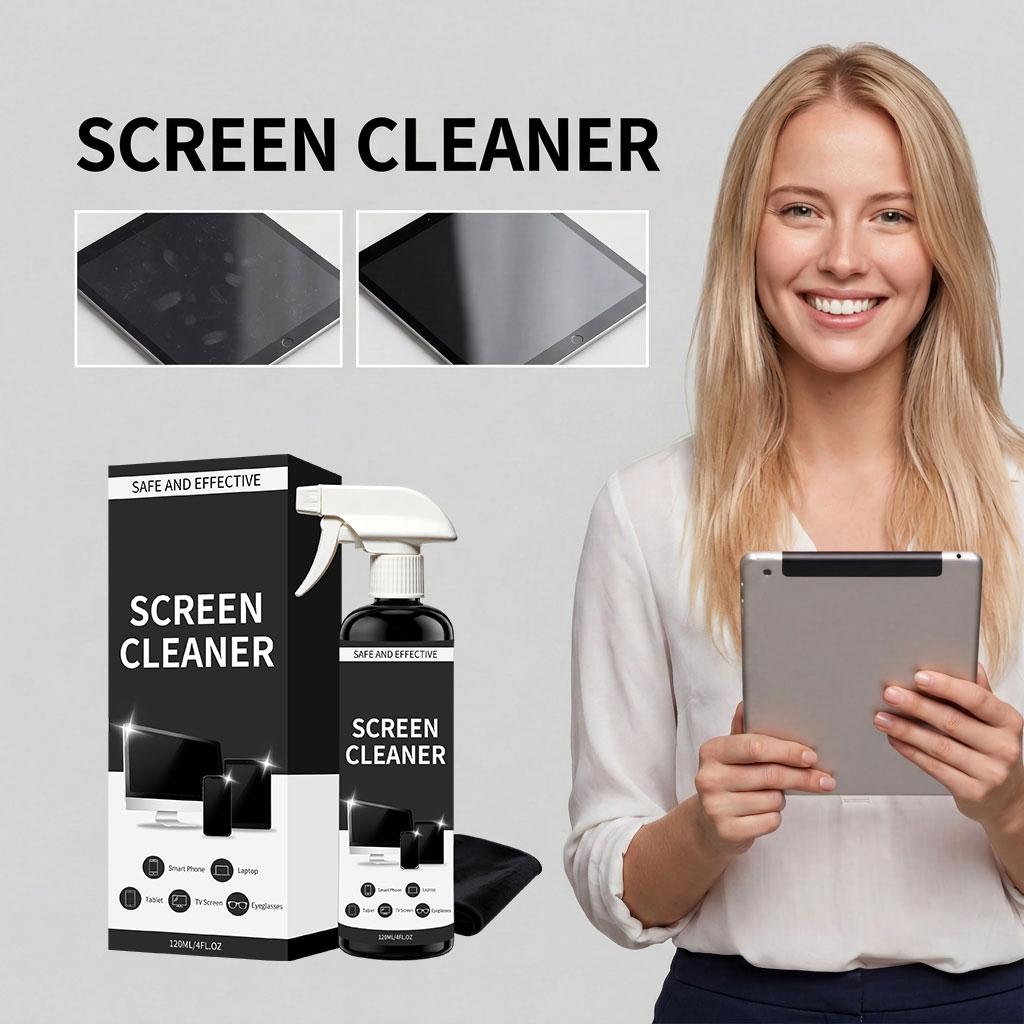 Screen Cleaner Spray for Electronics, 120ML - for LCD, LED, TV, Computer Monitor and Phone Screens