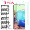 3 Pcs 9H 2.5D Tempered Glass For Samsung Galaxy S22 S20 FE S21Plus S21FE A03 Core A13 A23 A33 A53 A73 A12 A22 A32 A42 A52 A72 Screen Protector Film