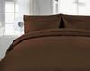 Home Egyptian Luxury Extra Long Cotton Hotel Quality Duvet Cover King Cover 230x210CM 500 Thread Count Satin Weave Truffle Brown R.T. - (Duvet King)