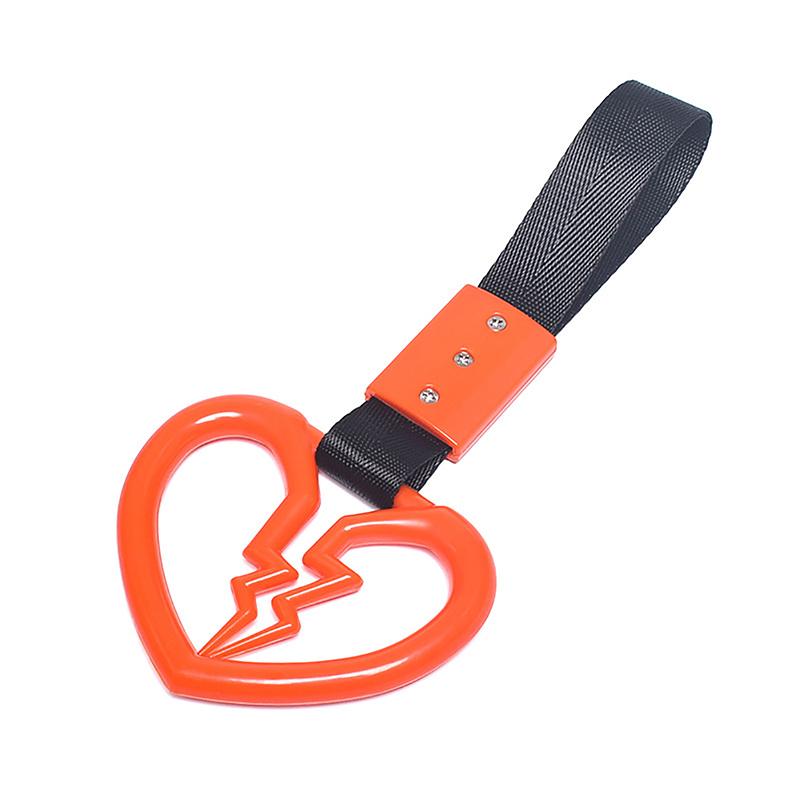 Кольцо Tsurikawa, ручка японского метро, поезда, автобуса, автомобиля, симпатичная ручка в виде разбитого сердца, ремешок для руки, предупреждающее кольцо для заднего переднего бампера