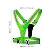 LED Reflective Running Vest,Adjustable Elastic Running Gear LED Light Up Vest Perfect for Running,Walking,Cycling