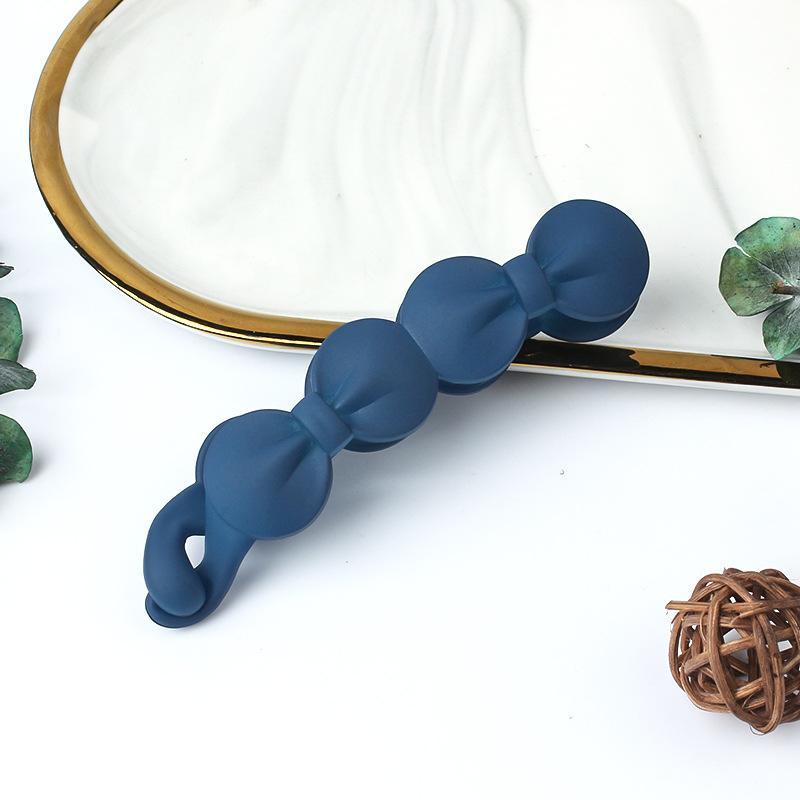 Frosted Banana Ponytail Clip Solid Color Hair Clip Women Hair Styling Clip Accessories Ponytail Barrettes Hair Claws Hairpins