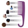 3 Pack Hair Comb Large Wide Tooth Comb Shower Combs Curl Wet Comb for Long, Wet or Curly Hair Detangling Blood Circulation Salon Tool