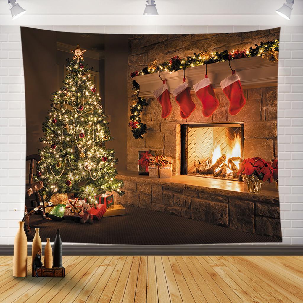Веселая Рождественская елка, украшение для дома, гобелен, Рождественская комната, гостиная, украшение на стену, фоновая ткань