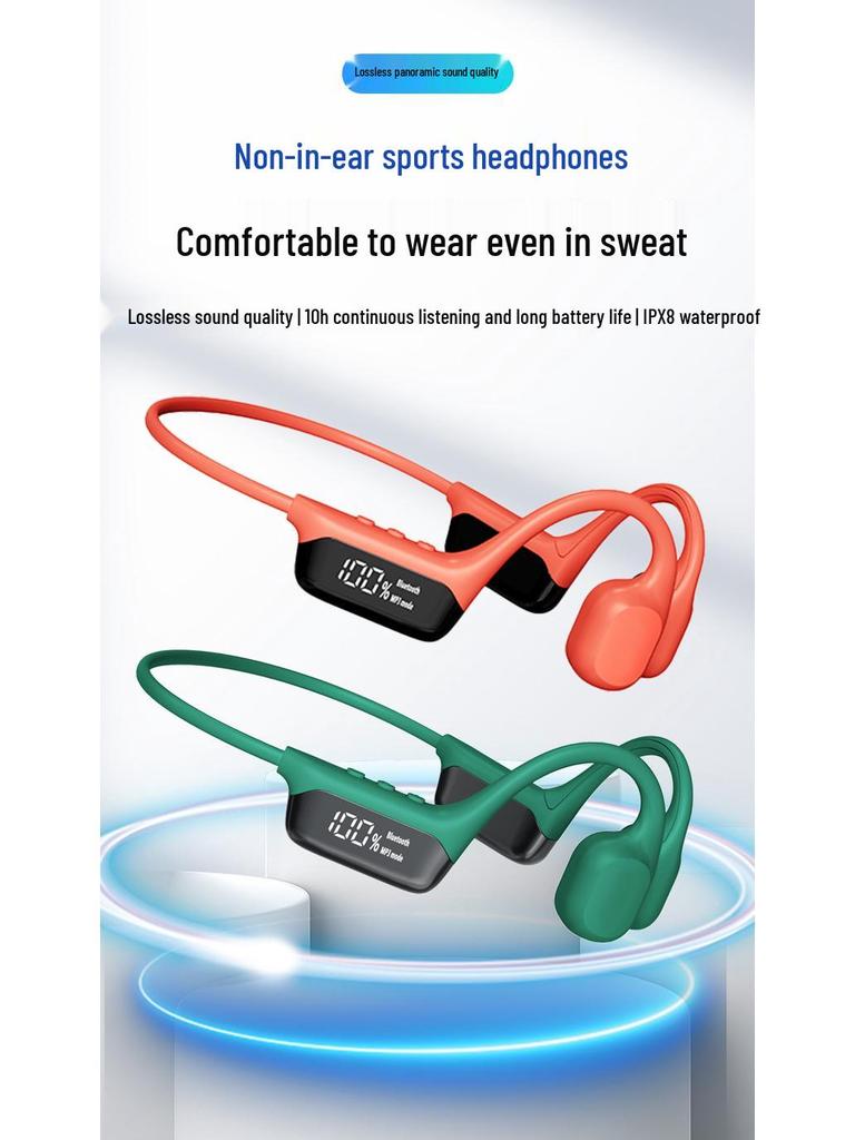 S10 Waterproof Bone Conduction Bluetooth Sports Earphones