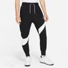 Nike Повседневные вязаные спортивные штаны с пэчворком и вышивкой Мужские Низ Черный DH1024-010