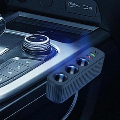Автомобильное зарядное устройство для телефонов 120 Вт, многофункциональное автомобильное зарядное устройство, разветвитель, защита от перезарядки, зарядное устройство, адаптер PD QC3.0, автомобильное зарядное устройство для