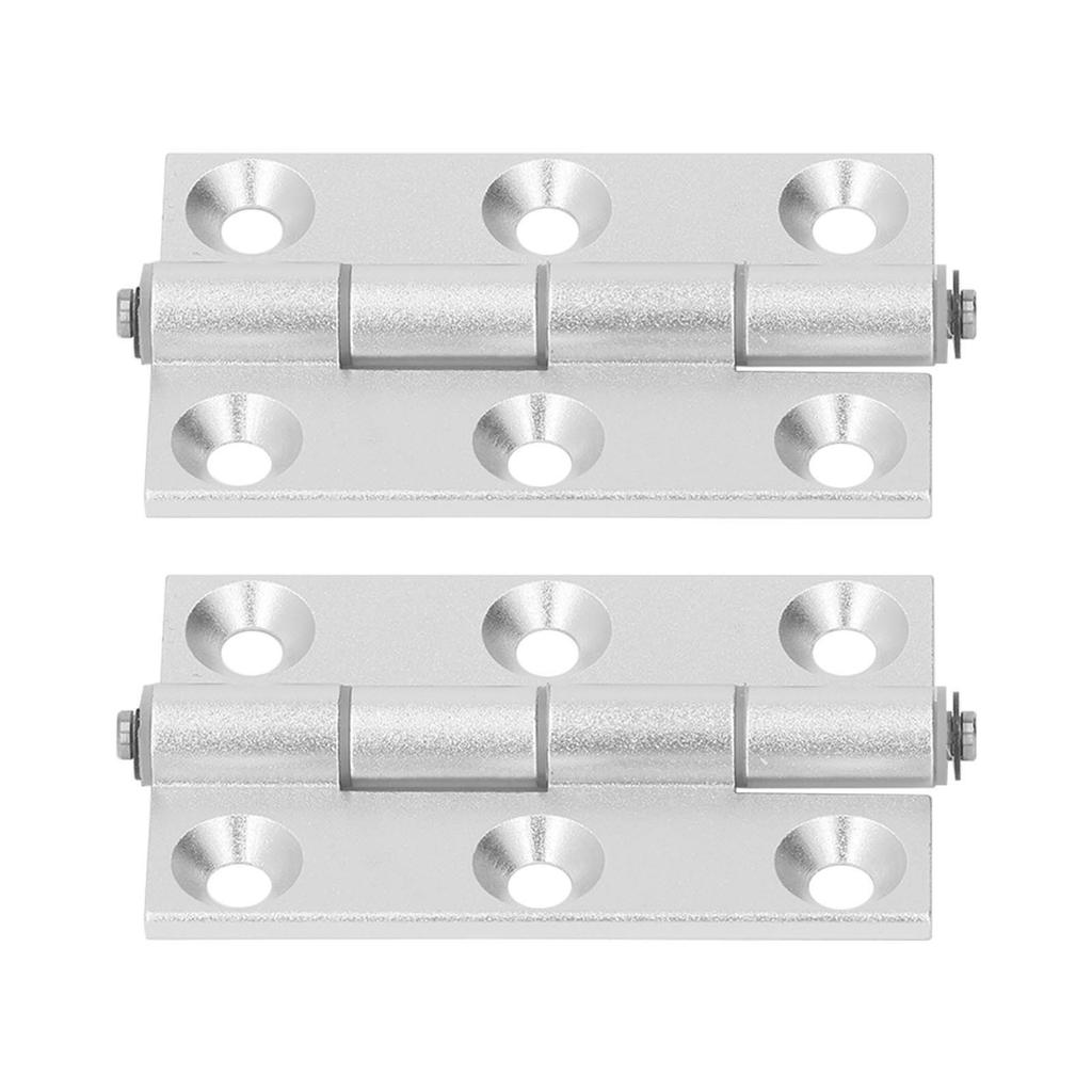 2 шт. Плоская петля Складной алюминиевый профиль Смоляная втулка Оси Квадратная дверная фурнитура