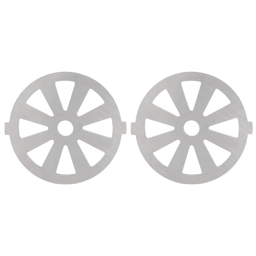 2 шт. Лезвие для мясорубки 304 Нержавеющая сталь Режущая пластина 7 мм 0,3 дюйма ID для мясорубки 5# Тип B