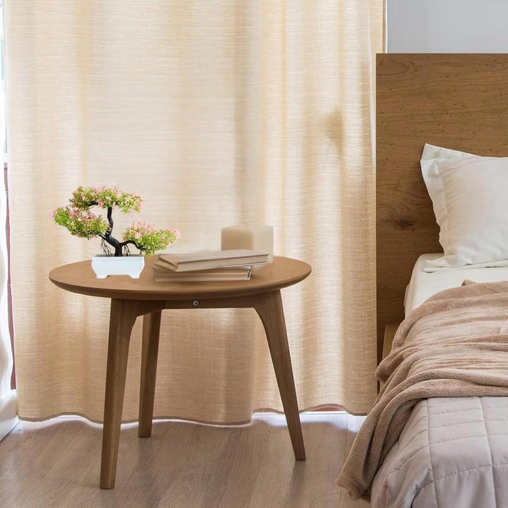 1 шт. Искусственный маленький цветок бонсай с дизайнерским горшком | Реалистичный вид — не требует ухода | Цветочный горшок для домашнего декора Последние