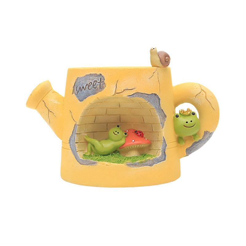 Creative Flower Pot Resin Succulent Pot Planter Home Decor Garden Decoration Desktop Ornaments Bonsai Plant Pot