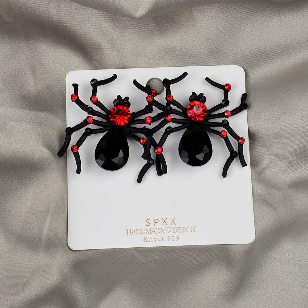 Spider Zinc Zinc Alloy Stud Earrings Party Jewelry Korean Style Dangle Earrings Women Halloween Earrings