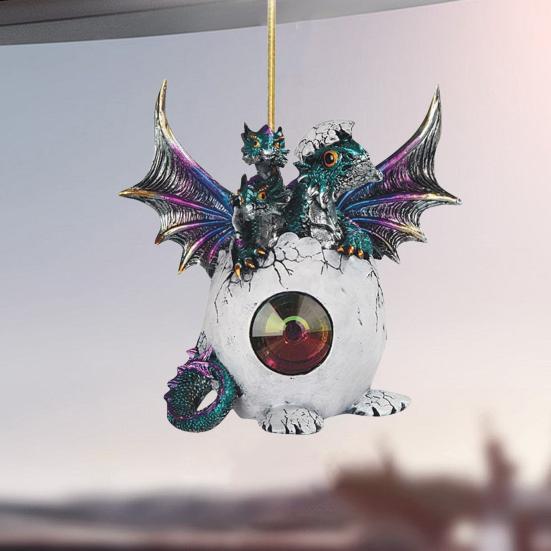 Качающийся дракон, подвесное украшение для зеркала автомобиля, рождественская елка, украшение для автомобиля, акриловый универсальный интерьер автомобиля