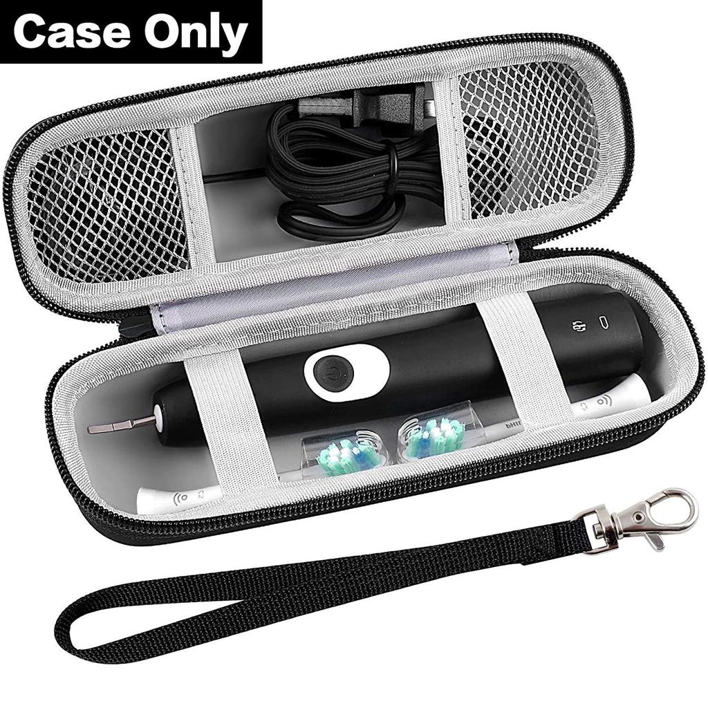 Portable Universal Toothbrush Travel Case EVA Storage Bag for Electric Protective Shell Organizer Holder Box Black